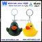 Custom design rubber duck keychain