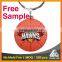 Free Sample_metal two sided basketball personalized key ring