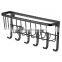 Black Wire Wall Mount Mail and Key Holder