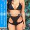 New Design Hollow Out Swim Wear Sexy High Waist Bikini