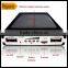 Black Solar Charger Power Bank 30000Mah