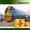 Environment protecting continuous waste tyre pyrolysis plant