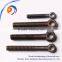 Stainless steel welded eye bolt with metric thread