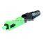 SC APC fiber optic fast connector/fiber optic quick assembly connector/sc field assembly optical connector