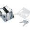 GL-02ES Stainless steel glass door latch lock,frameless sliding glass door pivot clamp lock