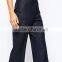 Daijun Oem High Quality Fit Deep Blue Crepe Girl Half Pants and Fashion High School Girls in Trousers