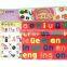beautiful design EVA other language magnet sheet Custom educational EVA magnetic Chinese alphabets