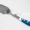 PP+TPR material handle type cooking tool stainless steel frying turner with gear edge