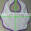 hotsales promotional soft feel cotton customized baby bibs