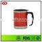 450ml customized food grade stainless steel thermal mug with handle