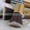 11 pcs Wood Handle Makeup Cosmetic Eyeshadow Foundation Concealer Brush Set