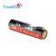 Trustfire 500 cycles 3.7V ICR 14500 battery 900mah 4.2v rechargeable Li-ion battery from original factory 14500 battery with PCB