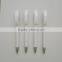 White Plastic Ball Pen Twist Action Pen With Bow Shape Clip