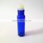 High quality 10ml roll on bottle with glass roller ball and aluminum cap for cosmetic glass packaging bottle