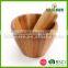 Bamboo Mortar and Pestle