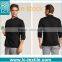 Wholeasle to Amazon Upslace Beathable Fitted Mens Black Chef Jacket