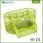 New design good quality customized fancy green metal mesh desk organizer