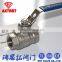 2PC Stainless Steel Economic Type Thread Ball Valve With Handles