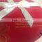 Custom printed red round cardboard merci chocolate packaging gift box