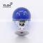 1 inch light blue polished chrome zinc base dresser drawer glass door pull handle