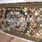Marble Inlay Dining Table Top Pietra Dura Black Marble Table Top