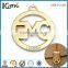 Bag Accessories Hollow Logo Gold Metal Brand Tag