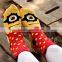 2015 new arrival Minions colored women men cotton socks