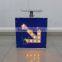 Aluminum alloy solar traffic warning sign arrow flashing road traffic signs