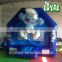 2016 Hot inflatable houses,0.5mm PVC rental bouncy houses, commercial gladiator inflatable hire