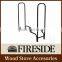 Wood fireplace tools