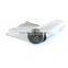 Black plastic garbage packing bag in roll