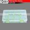 SWH0328C 6 Blocks Transparent colorful boards plastic fishing tackle box