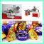 Best quality candy pillow wrapping machine price, candy roll wrapping machine for sale