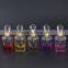 MUB New Arrived 17ml Coloreed Unique Shape Empty Glass Dropper Attar Bottle With Glass Stick Cap