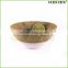 Bamboo Salad Bowl Set Fruit Bowl with Pink Edge Homex BSCI/Factory