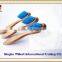 Blue bristle bamboo toothbrush with customize logo