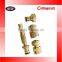 New Brass Hose Fitting Set Of 4 Garden Hose Spray Nozzel Head & Hose Connectors