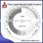 Custom Imprinted White Gloss Vinyl Plastic 3 Wheel BMI Calculator