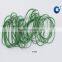 Green Color Natural Elastic Rubber Band for Money Tie