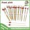 Factory Direct Sell Bamboo Decoration Picks