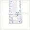 Kearing High Quality Transparent Sandwich Line T Sharped Draft Ruler 1.2mm Thick Plastic Rulers#T1204