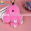 2016 new style 18 cm colorful real rabbit pendant keychain for handbag