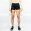 2017 New Arrival Fashion Design Womens Gym Shorts Hot Sale Black High Waist Workout Shorts Gym Wear