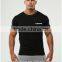 Dark Grey Mens Muscle Bodybuilding Fitness T Shirt OEM Printed Gym T Shirt Black Work Shirts Wholesale Men's Clothing