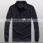 2016 Hot Sale Custom 100% Cotton Different Colors Long Sleeve Polo Shirt