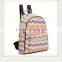 High Quality Monogrammed Chevron Canvas Backpack