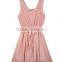 2015 new sleeveless cocktail white short mini casual dresses women summer dress vestido de festa