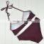 Polyester Bikini different size for choice & padded blue girls swimwear 59377