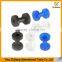 Screw Flesh Tunnels Ear Plugs Acrylic Stretching Body Piercing Jewelry