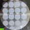 Round dot adhesive hook and loop